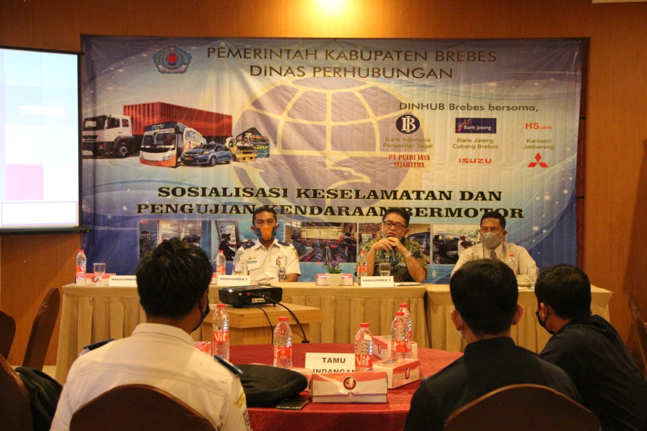 DISHUB BREBES Lakukan Sosialisasi Dukung Pemberantasan Kendaraan Odol 